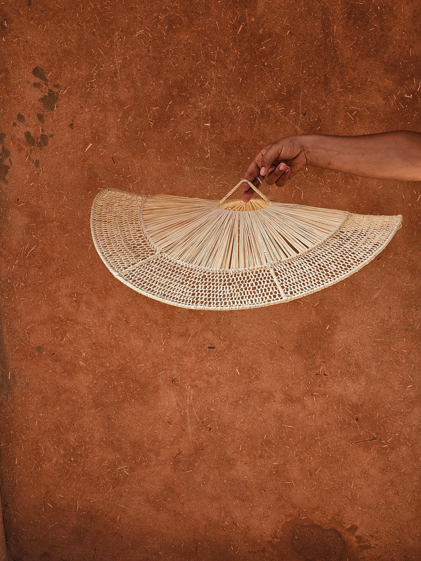 Raffia Pendant Light in Parasol Shape , Hanging Lampshade in Raffia