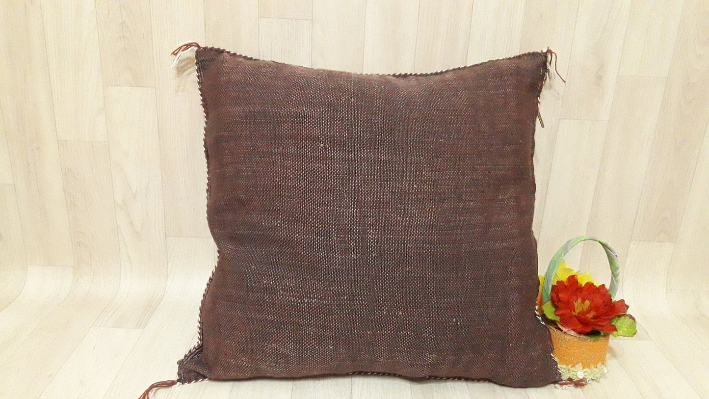 Cactus Silk Pillow Cover, Moroccan Sabra Cushion Cover , Boho Pillow, Sabra Cactus Silk Cushion,Decorative Sabra Silk Pillow