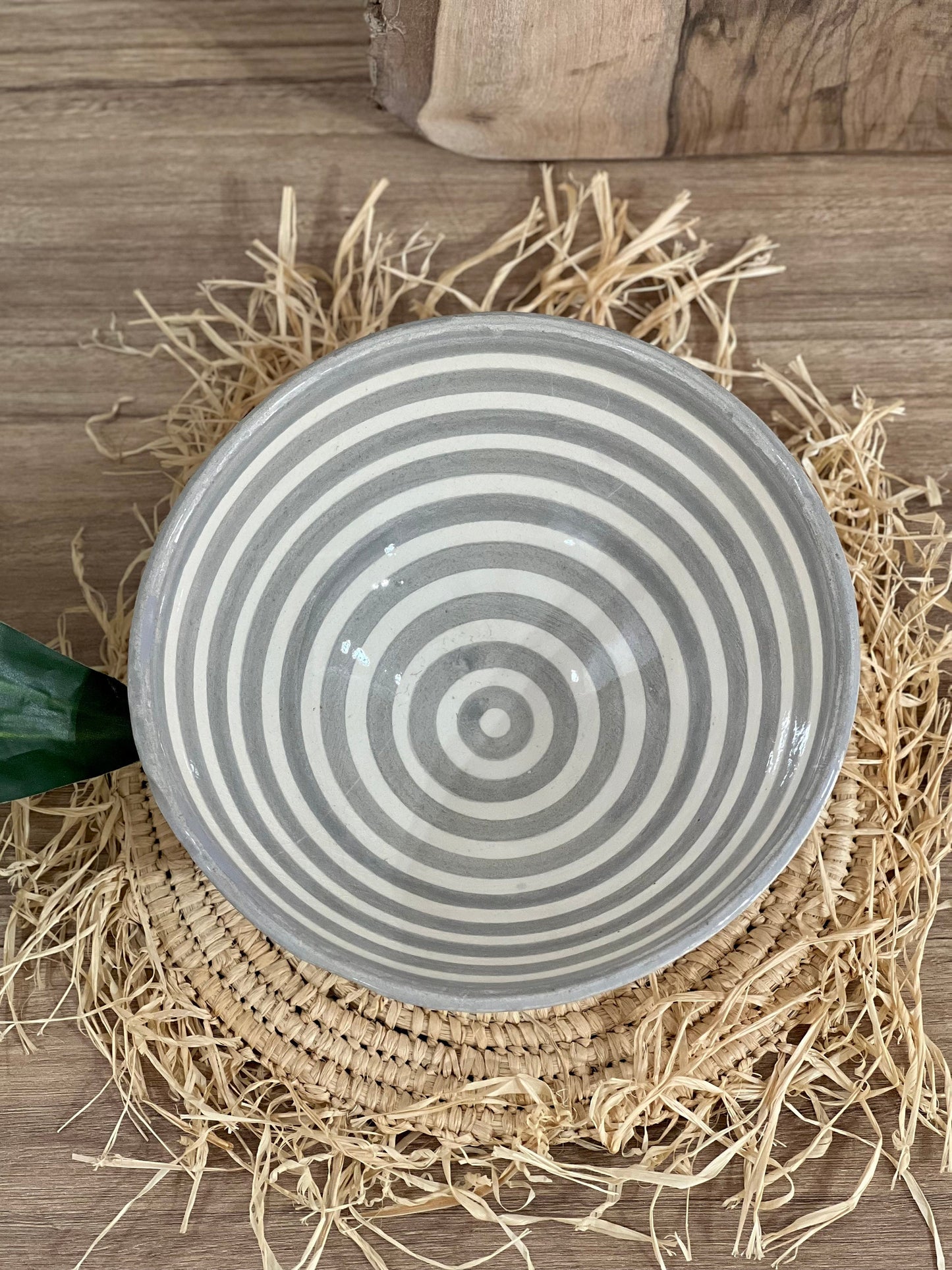 Handmade Ceramic Salad Bowl - (7.3In X 3.5In) - Pottery Bowl - Large Salad Bowl - Handpainted Bowl - Ceramic Fruit Bowl - Modern Tableware