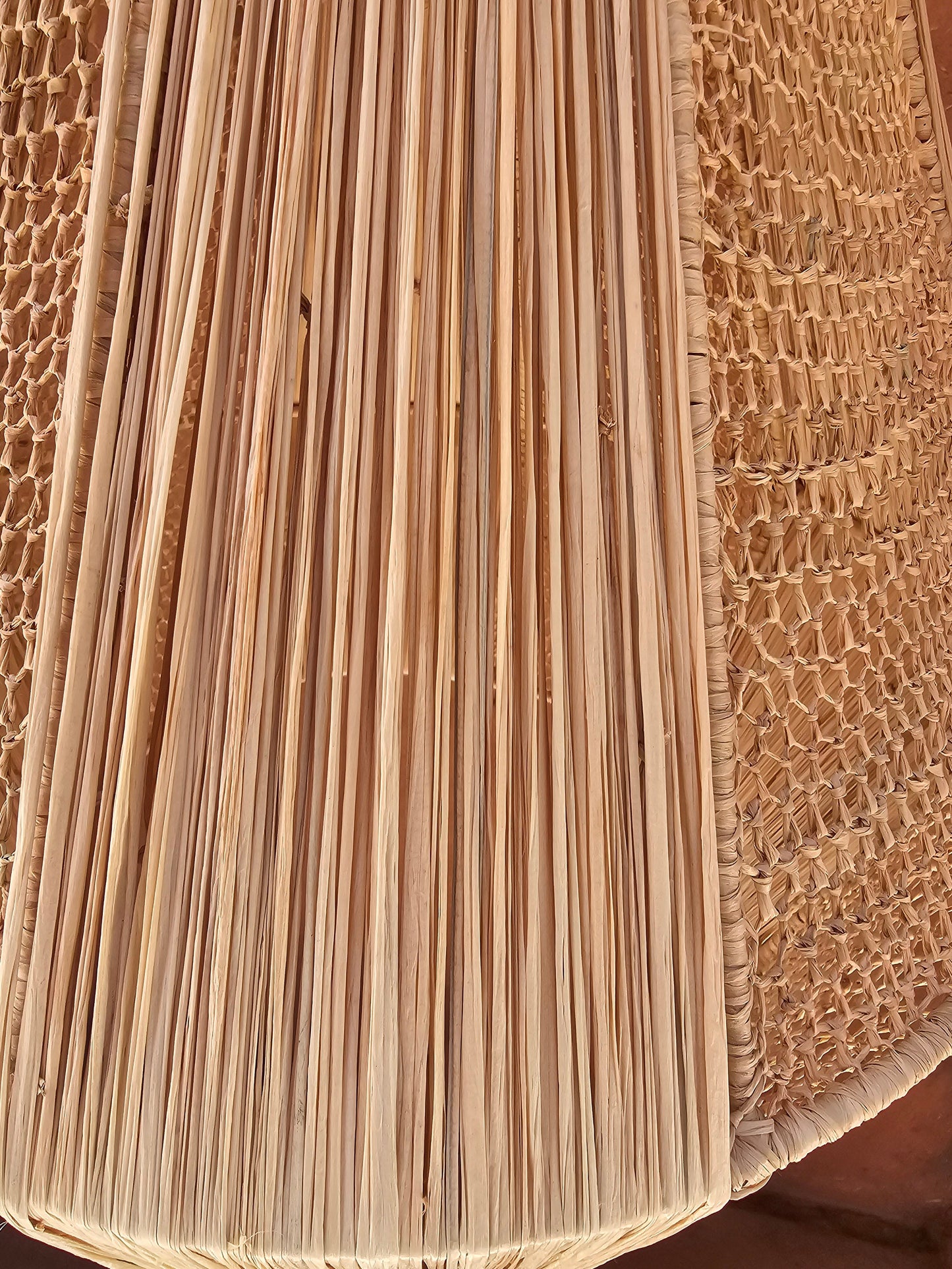 Raffia Pendant Light , Hanging Lamp Shade in Raffia