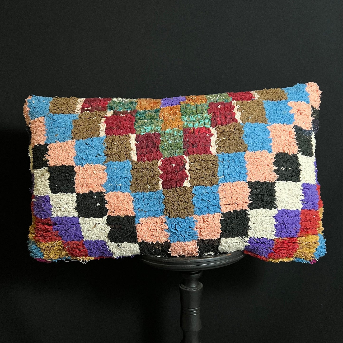 Exotic Boho Chic Moroccan Throw Pillows - Vintage Moroccan Pillows - Handmade Moroccan Pillows - Home Decor Pillowcase - Wool Pillow Covers