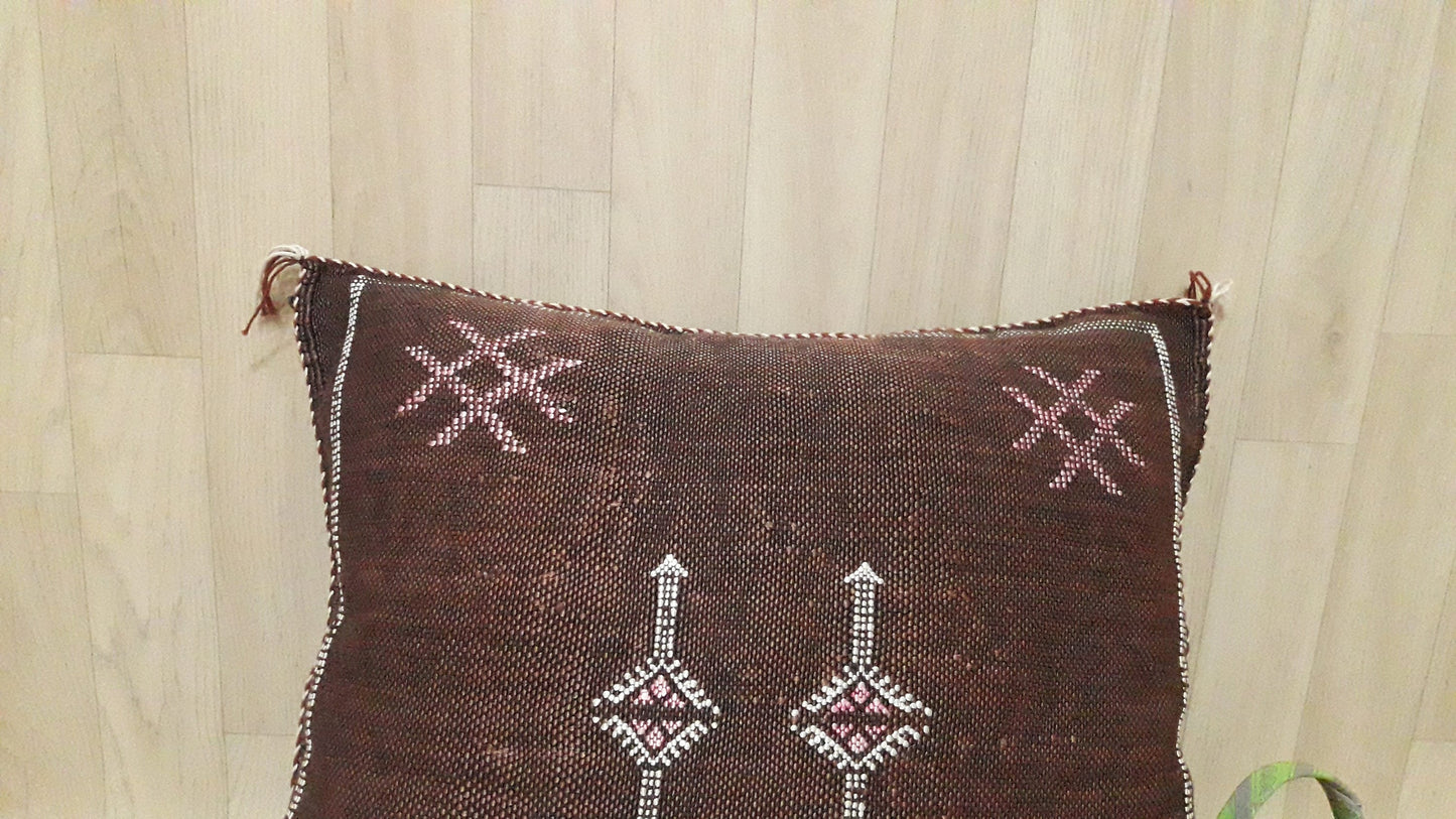 Cactus Silk Pillow Cover, Moroccan Sabra Cushion Cover , Boho Pillow, Sabra Cactus Silk Cushion,Decorative Sabra Silk Pillow