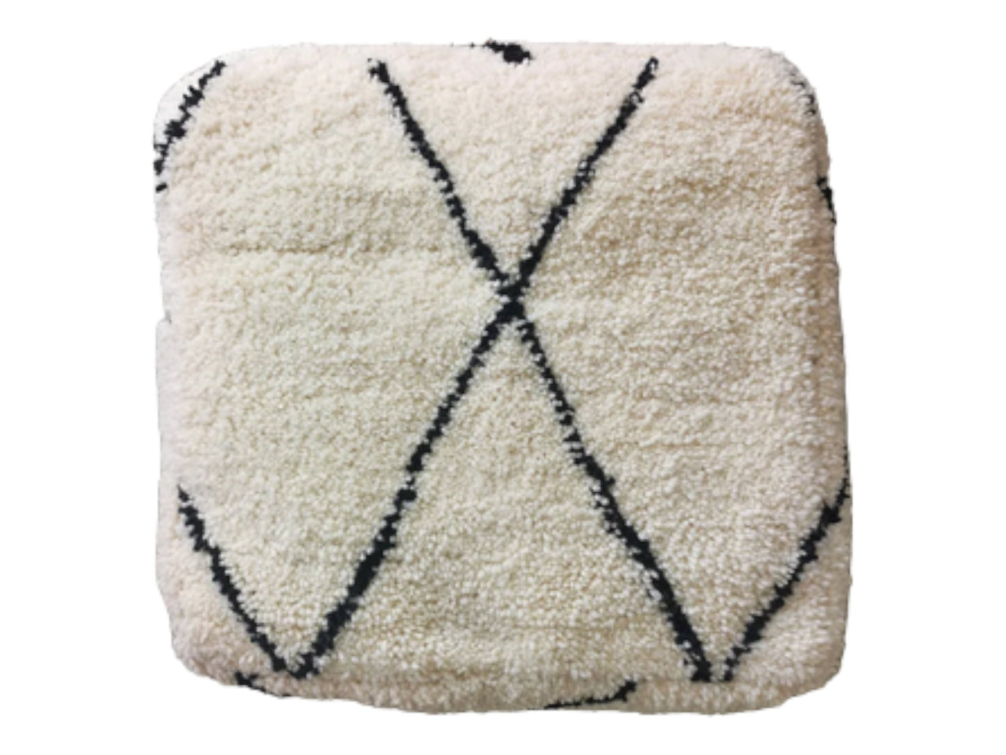 Handmade Moroccan Ottoman Pouf, Moroccan Kilim Pouf, Checker Ottoman, Moroccan Kilim Pouf, Berber Floor Cushion, Large Floor Cushion Seating
