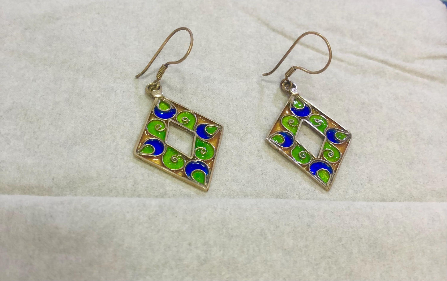 Silver Earrings, Tuareg Earrings, Berber Style, Moroccan Jewelry, Tribal, Ethnic Earrings, Traditional