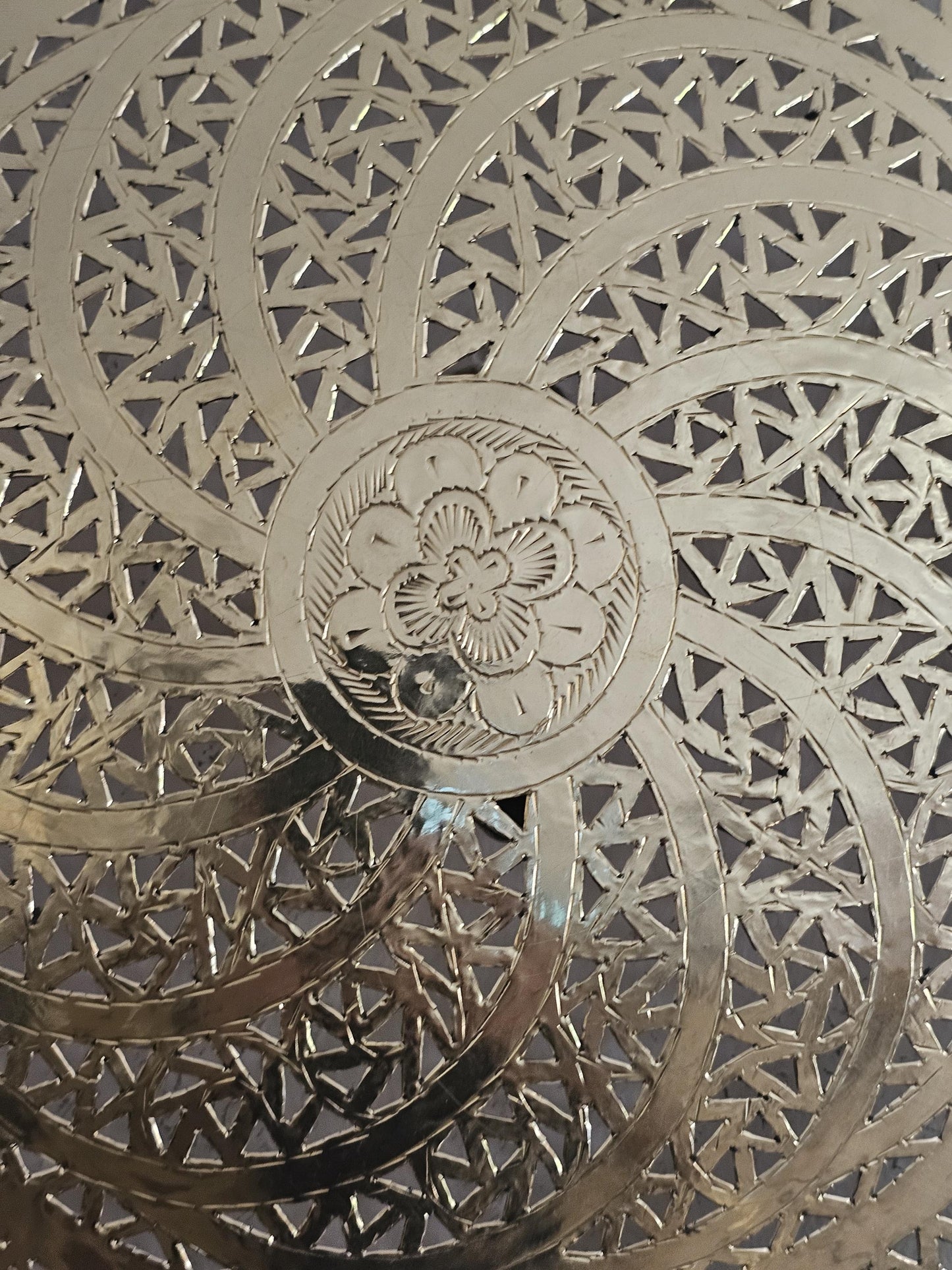 Moroccan round Brass Wall Sconce, Brass Wall Lamp