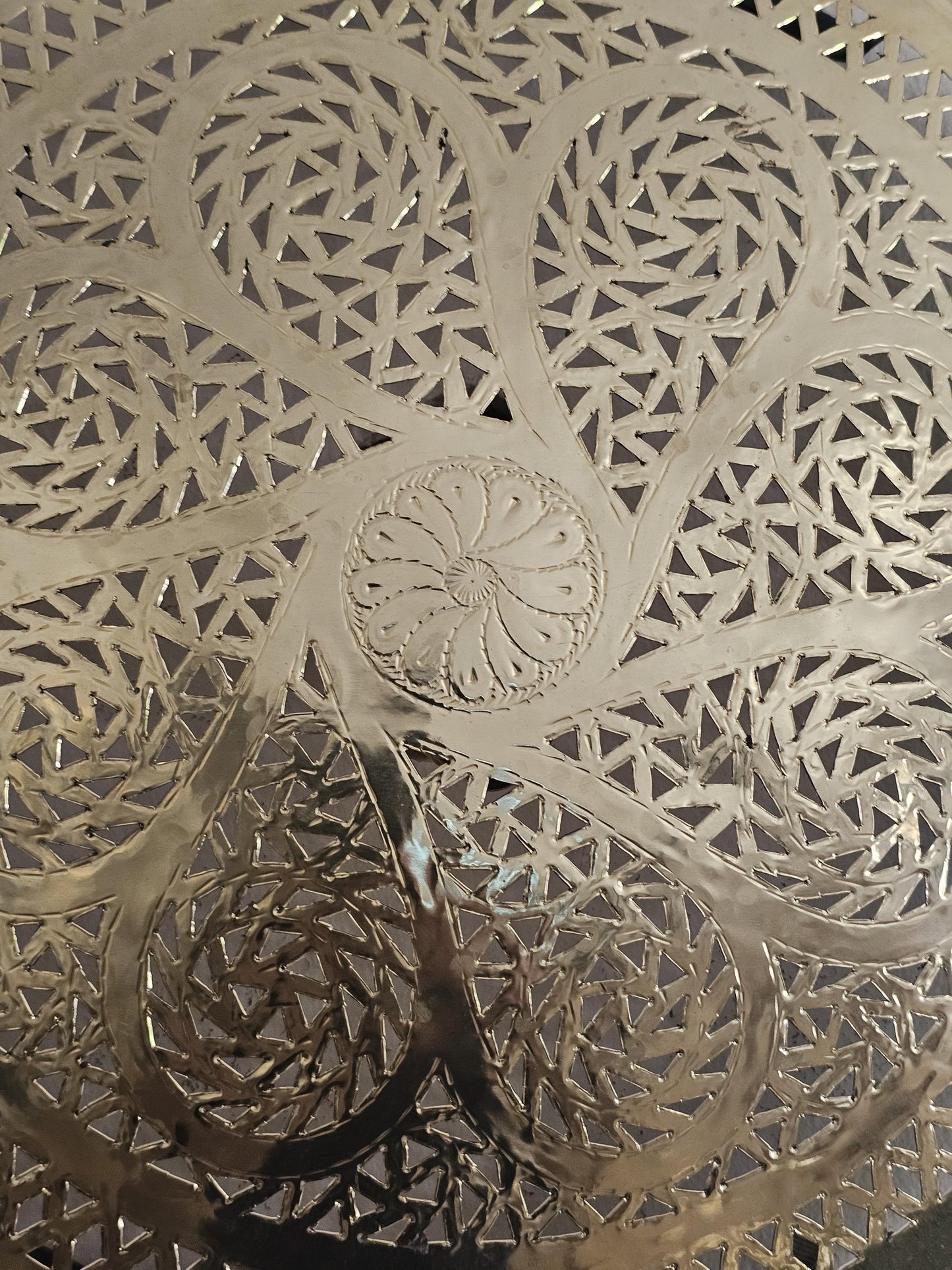 Moroccan round Brass Wall Sconce, Brass Wall Lamp