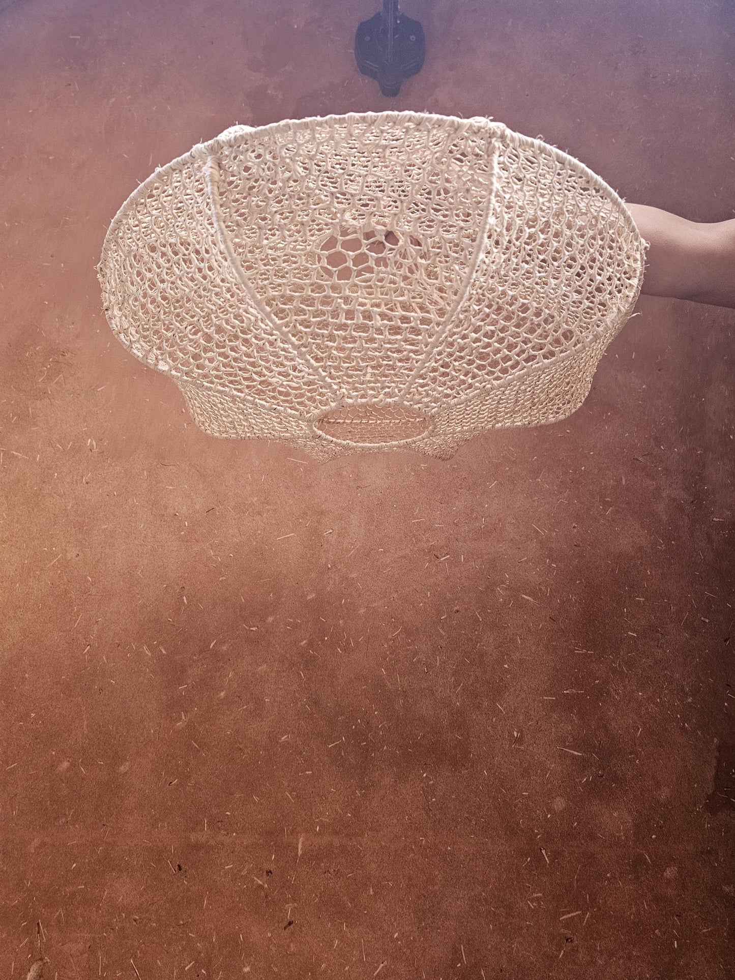 Raffia Pendant Light , Hanging Lamp Shade in Raffia