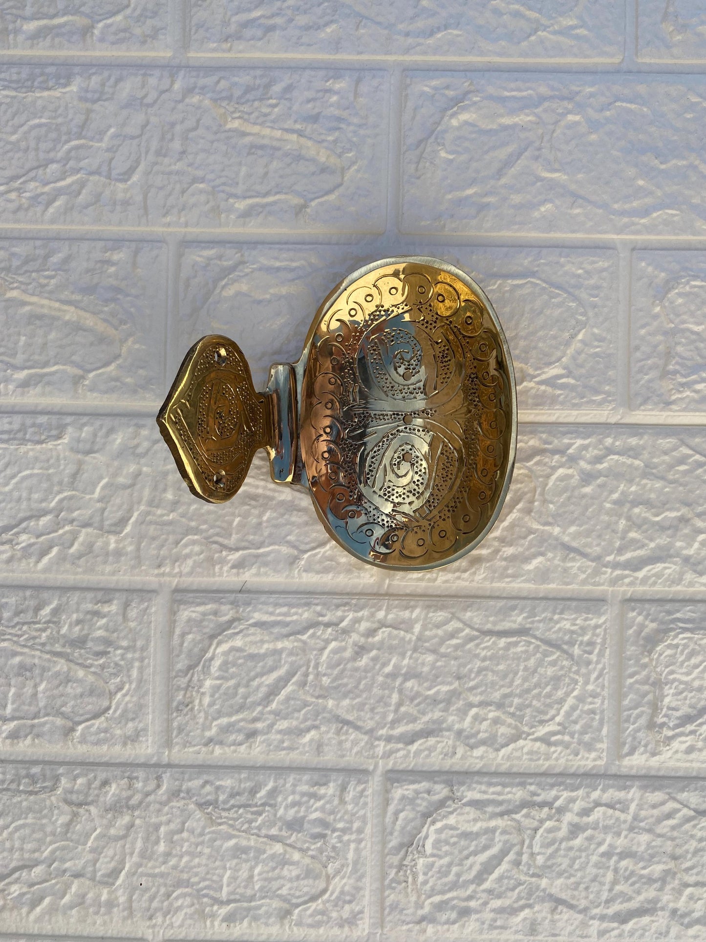 Brass Soap Dish - Handmade Brass Soap Holder - Wall Mounted Bathroom Decor