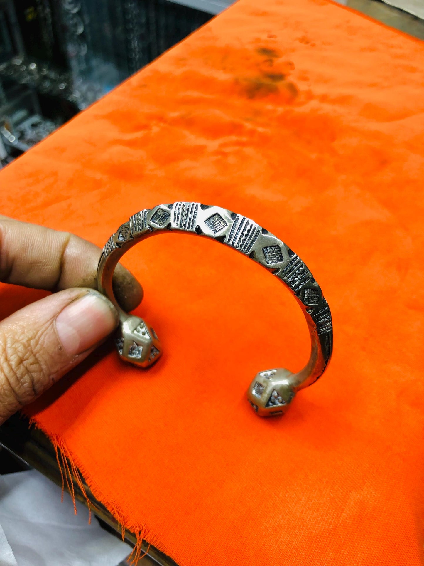 Handmade Tuareg Bracelet. Berber Tuareg Bracelet. Traditional Work Jewelry. Rare Ethnic Bracelet Bracelet