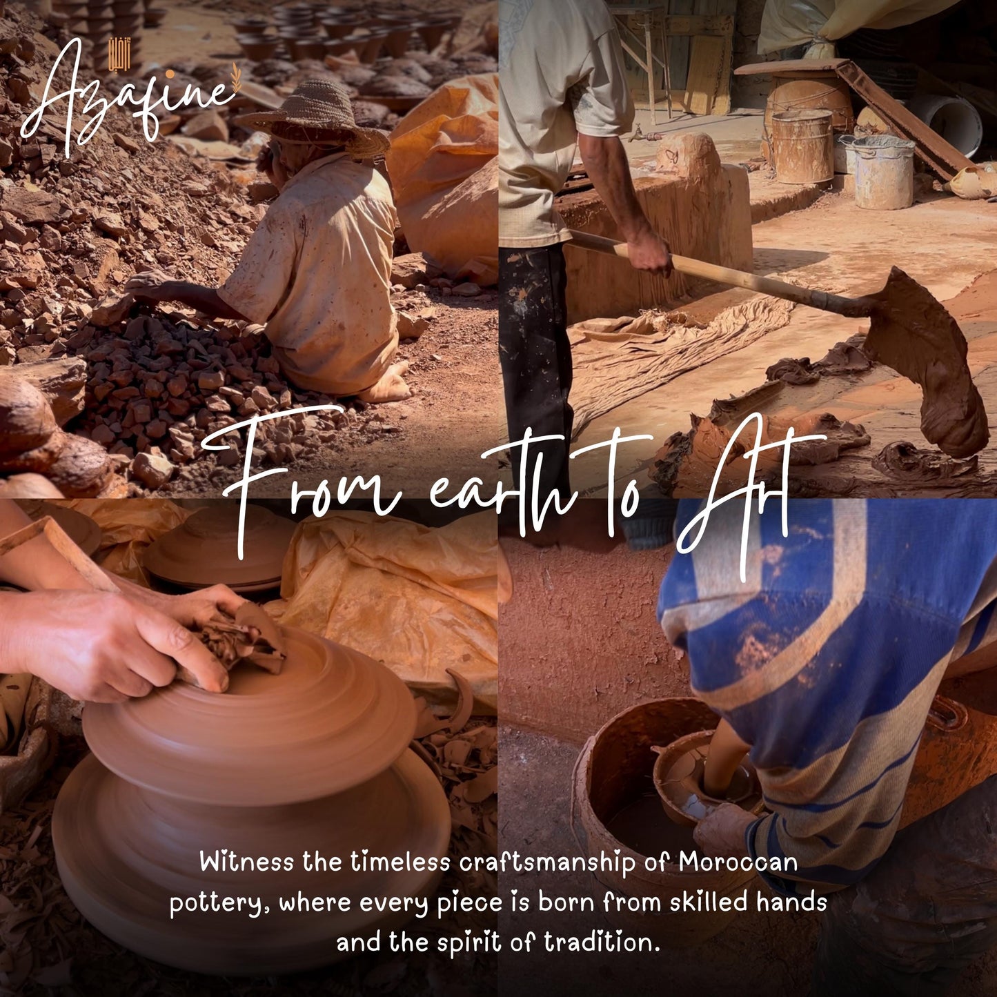 Moroccan Ceramic Tagine Pot, Cooking & Serving Tagine, Hand-Painted Tagine, Lead-Free Cookware, Non-Stick, Handmade Ceramic Pot