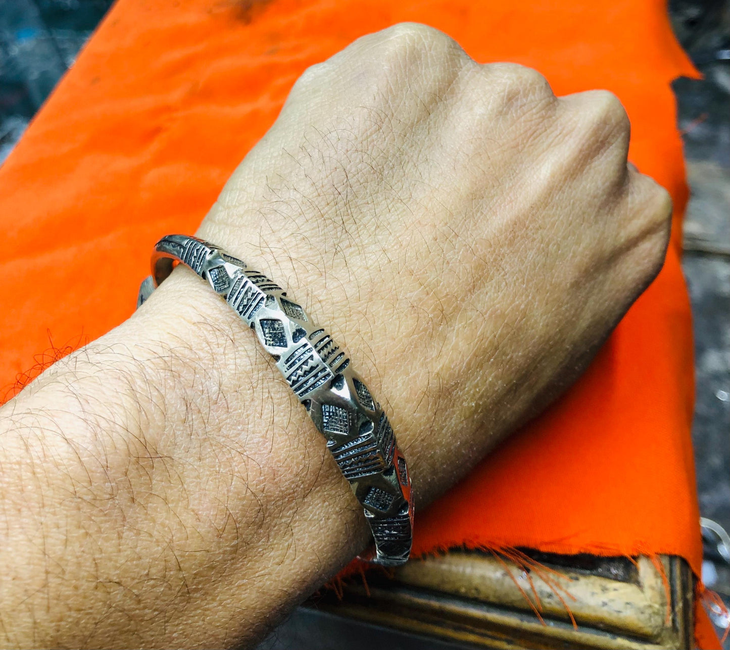 Handmade Tuareg Bracelet. Berber Tuareg Bracelet. Traditional Work Jewelry. Rare Ethnic Bracelet Bracelet