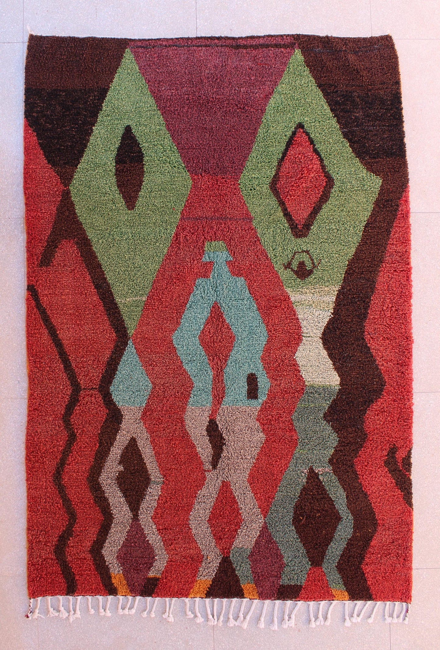 Red Moroccan Rug, Red Wool Carpet, Beni Ourain Teppich, Berber Rug Morocco, Red Area Rugs, Natural Fiber Rugs, Rugs and Carpet, Red Boho Rug