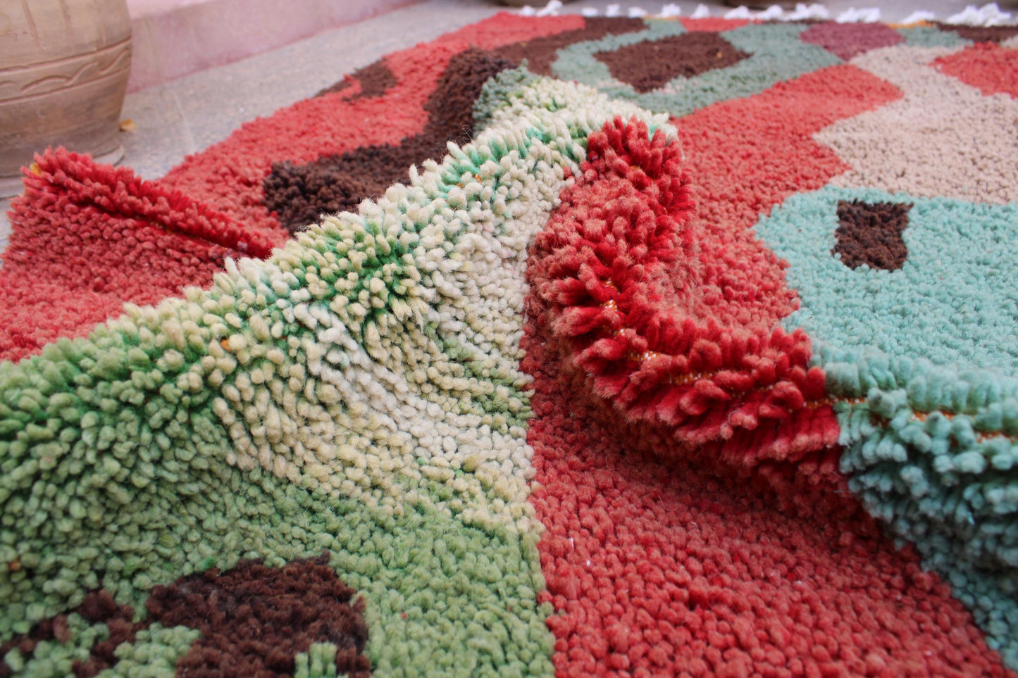 Red Moroccan Rug, Red Wool Carpet, Beni Ourain Teppich, Berber Rug Morocco, Red Area Rugs, Natural Fiber Rugs, Rugs and Carpet, Red Boho Rug