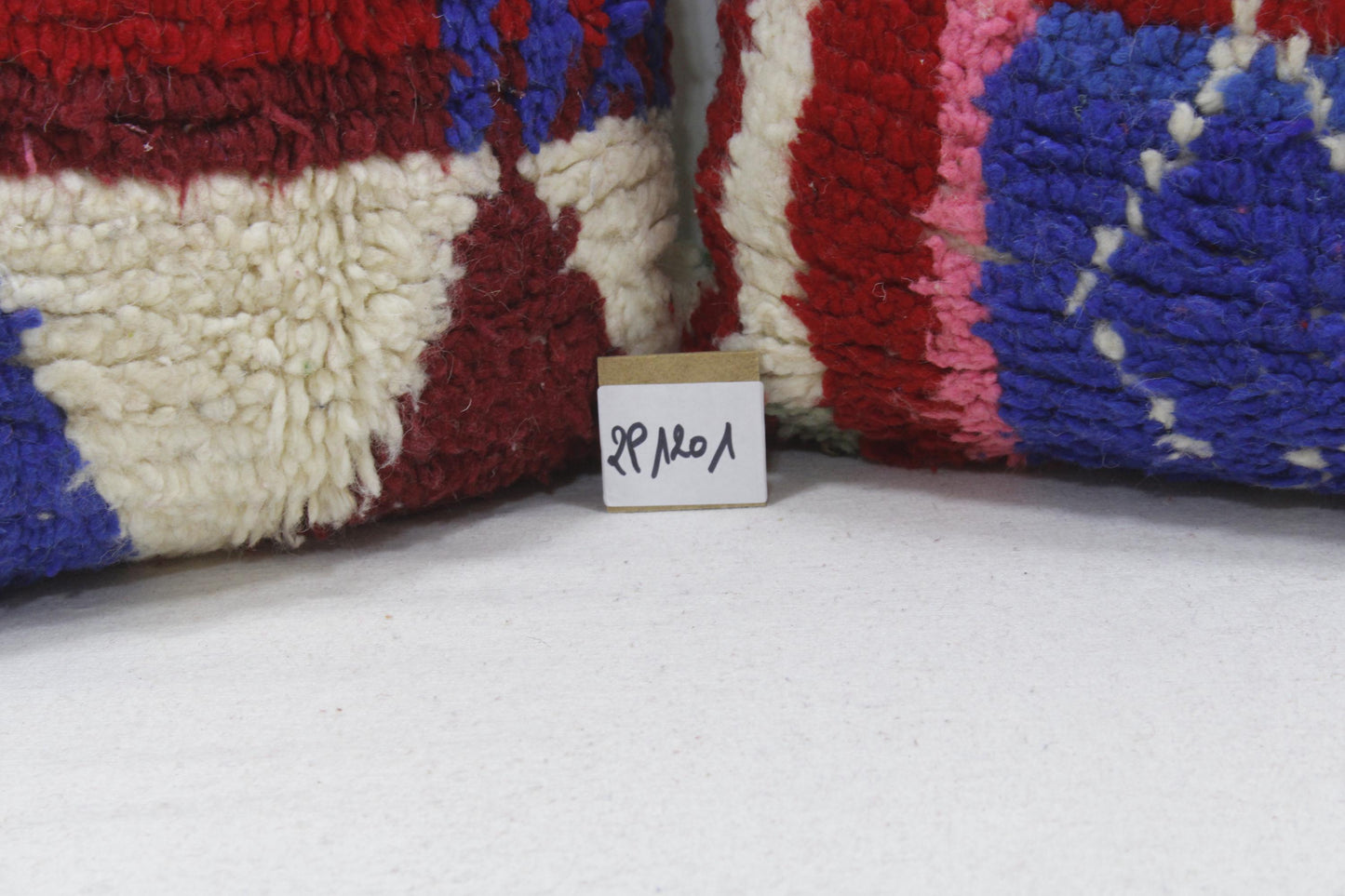 Set of 2 Vintage Moroccan Pillows 100% Wool,Absolutely Gorgeous Pillow Floor Pillow Moroccan Berber Home Design Handmade Kilim Berber 2P1201