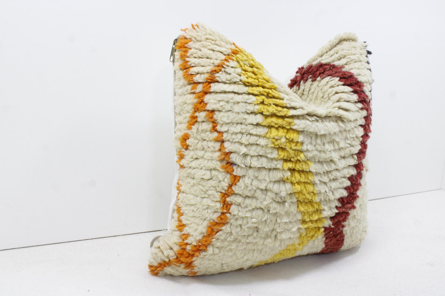 Vintage Moroccan Pillows 100% Wool ,Absolutely Gorgeous Pillow Floor Pillow Moroccan Berber Home Design Handmade Kilim Berber