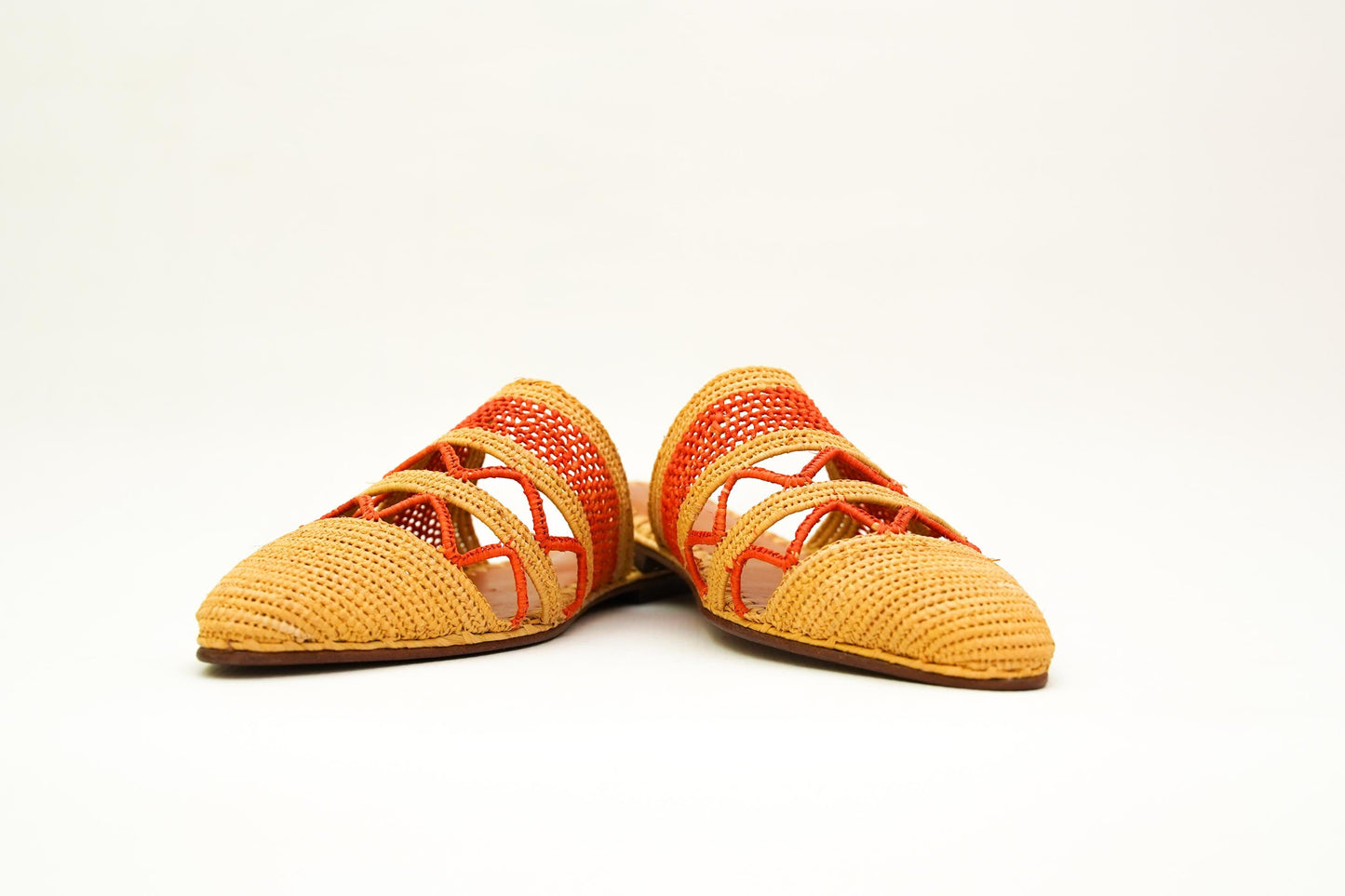 Handmade Raffia Slide Sandals, Comfortable, Lightweight Summer Shoes from Morocco