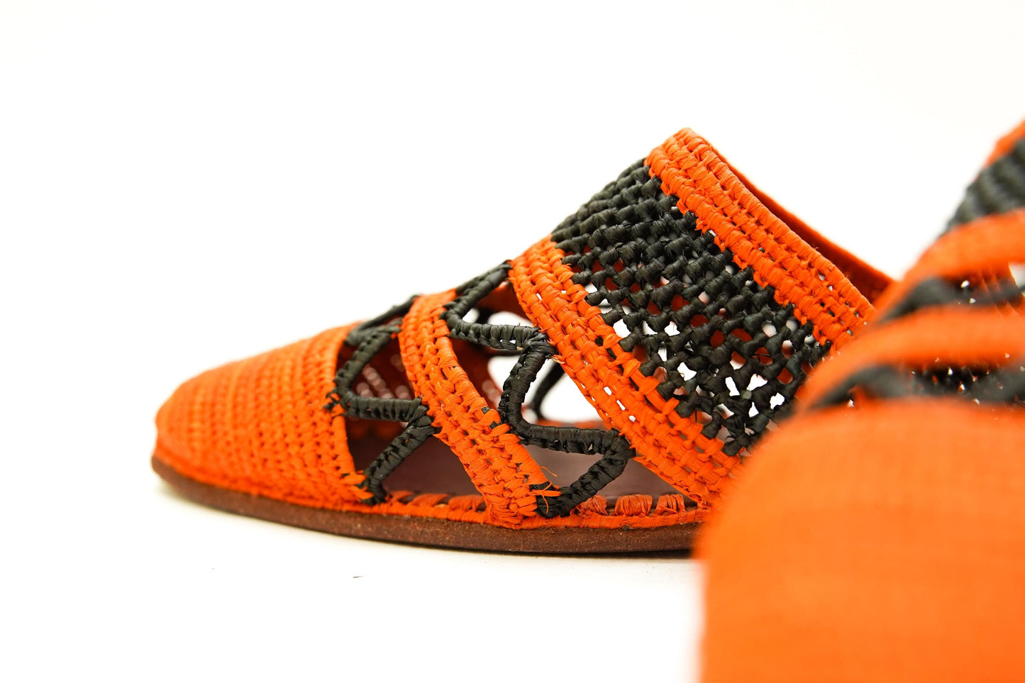 Handmade Raffia Slide Sandals, Comfortable, Lightweight Summer Shoes from Morocco