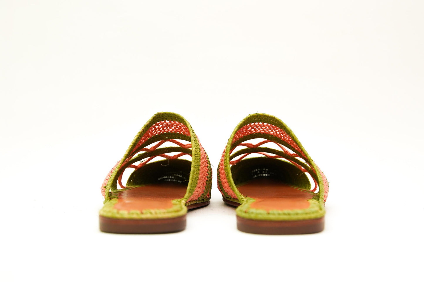 Handmade Raffia Slide Sandals, Comfortable, Lightweight Summer Shoes from Morocco