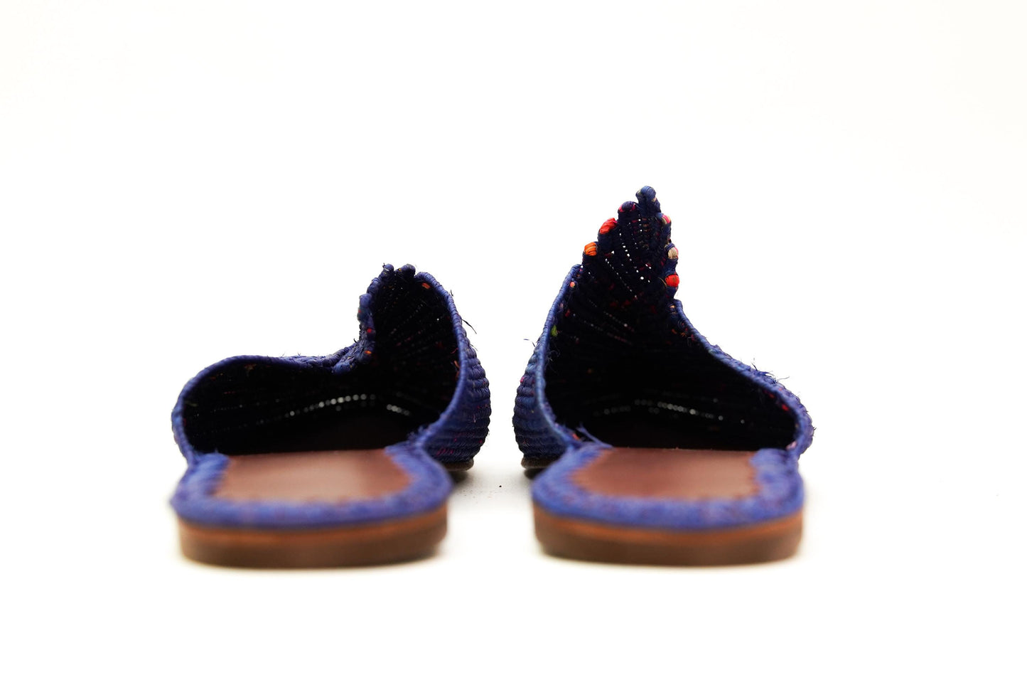 Handmade Raffia Slide Sandals, Comfortable, Lightweight Summer Shoes from Morocco