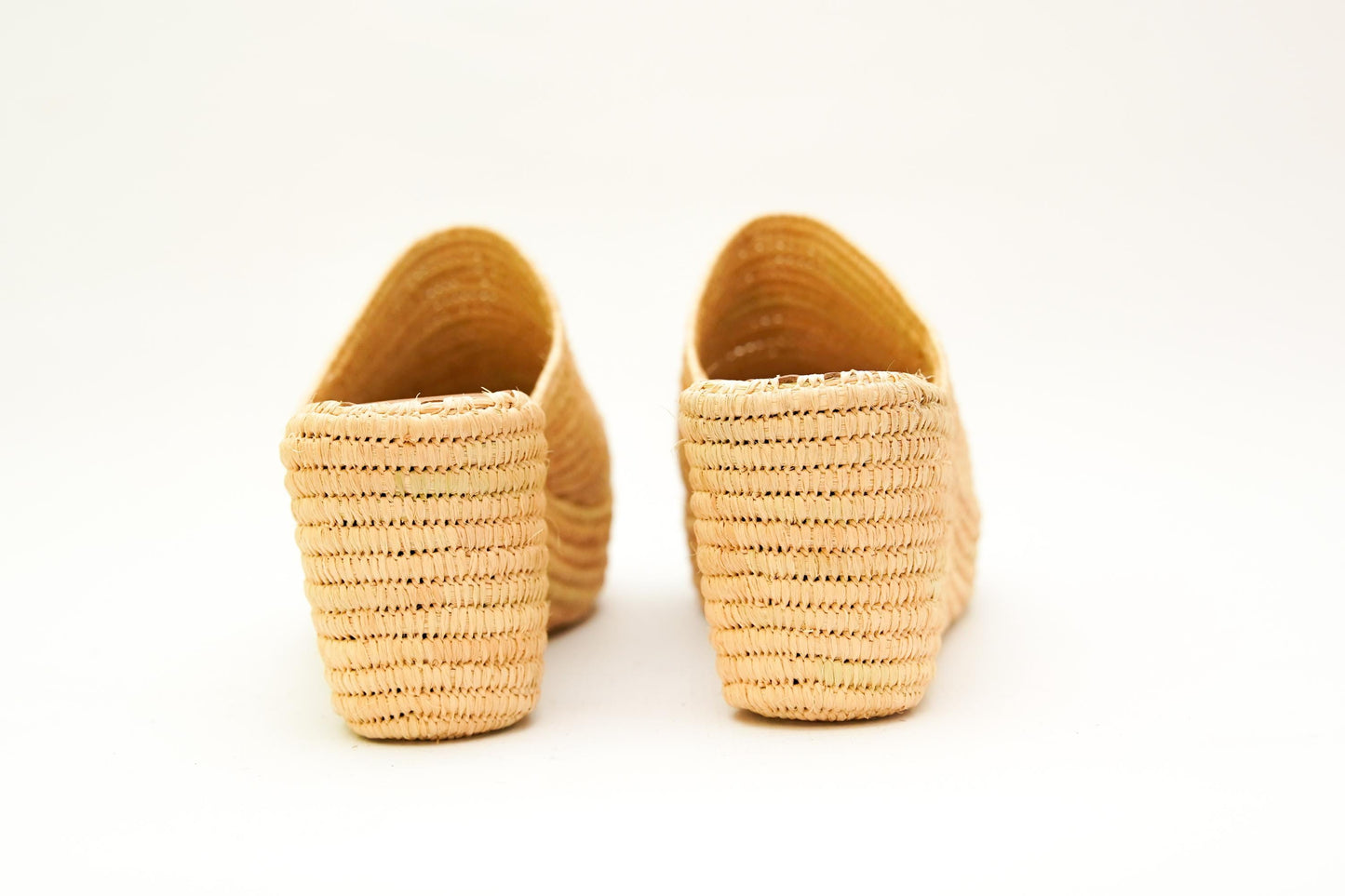 Handmade Raffia Slide Sandals, Comfortable, Lightweight Summer Shoes from Morocco