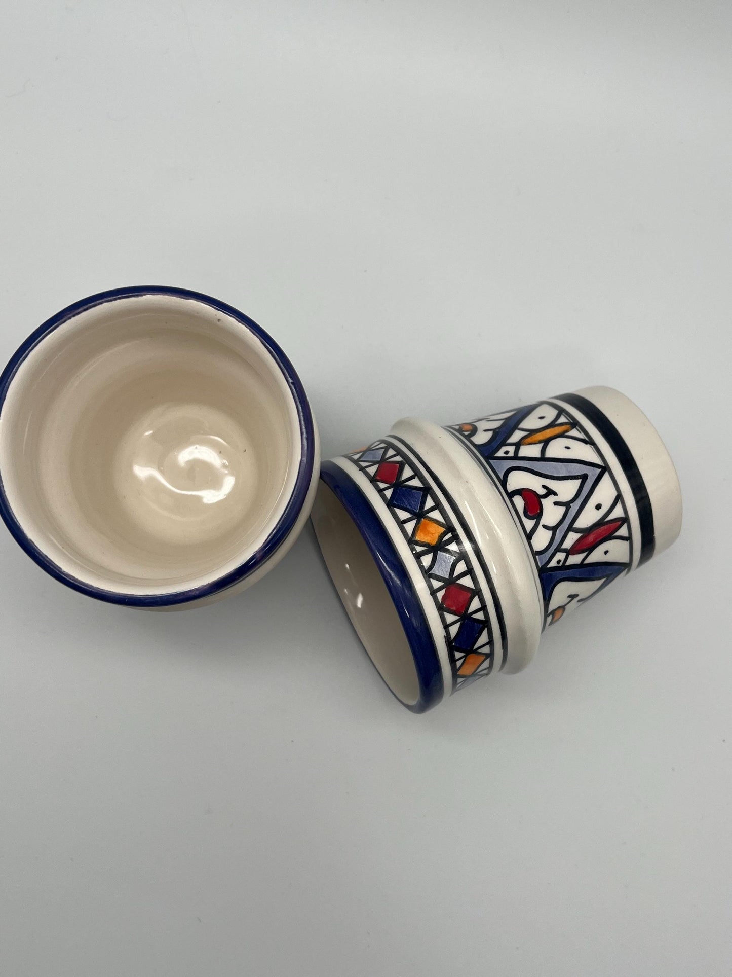 Moroccan Beldi Mug, Handmade, Boho Ceramic Tea Mug from Morocco