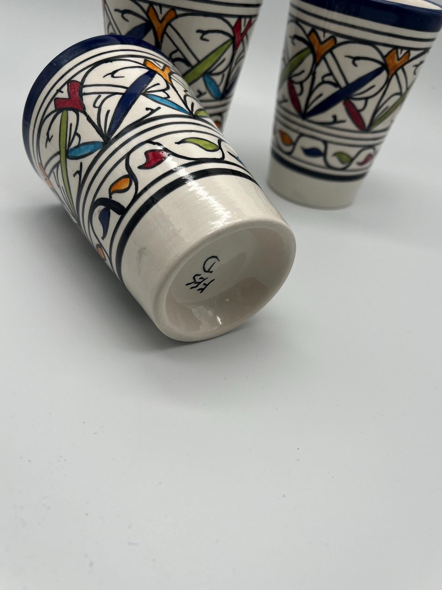 Moroccan Beldi Mug, Handmade, Boho Ceramic Tea Mug from Morocco