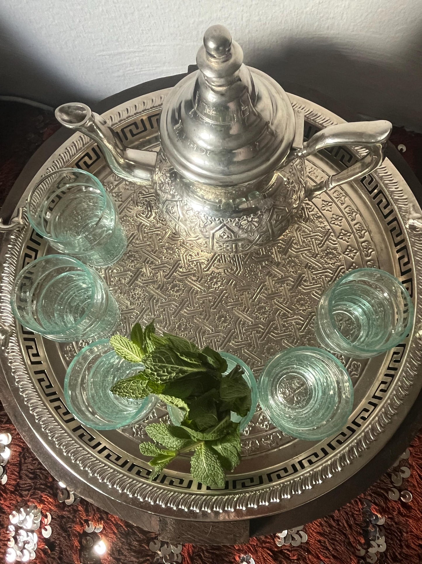 Handmade Moroccan Tea Glass, Set of 6 Beldi Glasses, Unique Kitchen Tea Cups, Clear Glass Mugs, High Quality Kitchen Accessories,