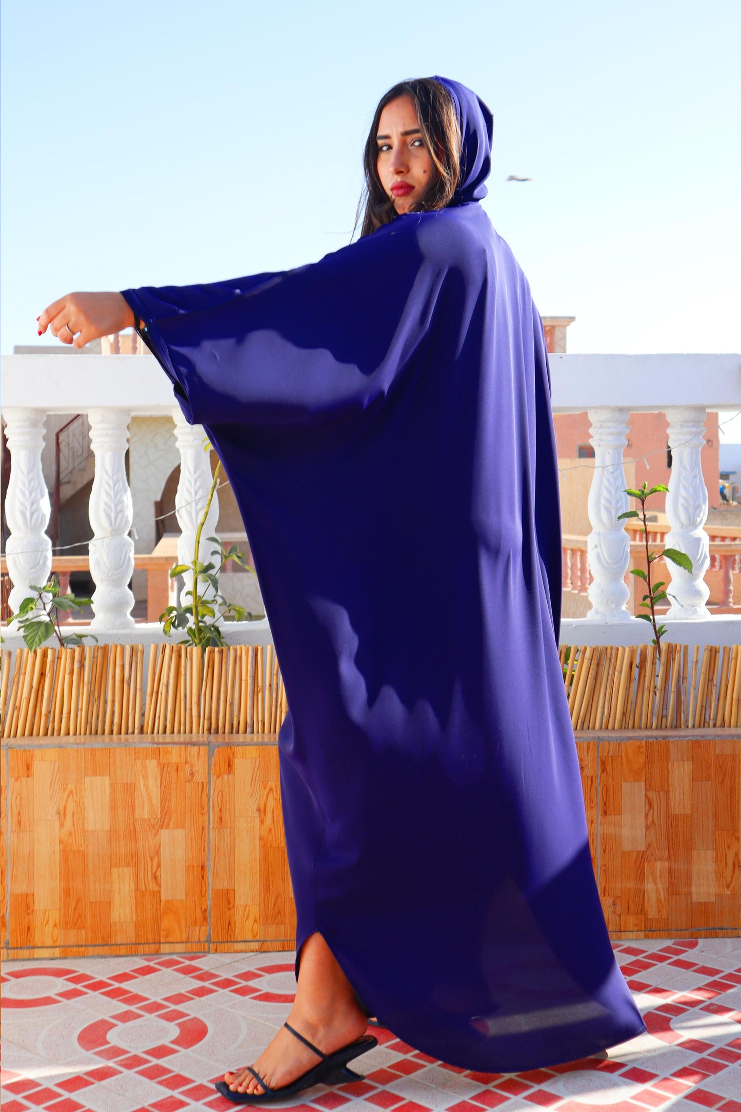 Caftan Luxury, Women'S Caftan Dress with Head Cover, Moroccan & African Style Abaya,Long Sleeve, Caftans, Caftan Maxi Dress, Cotton Caftan