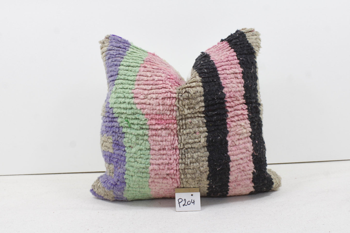 Vintage Moroccan Pillows 100% Wool ,Absolutely Gorgeous Pillow Floor Pillow Moroccan Berber Home Design Handmade Kilim Berber P204