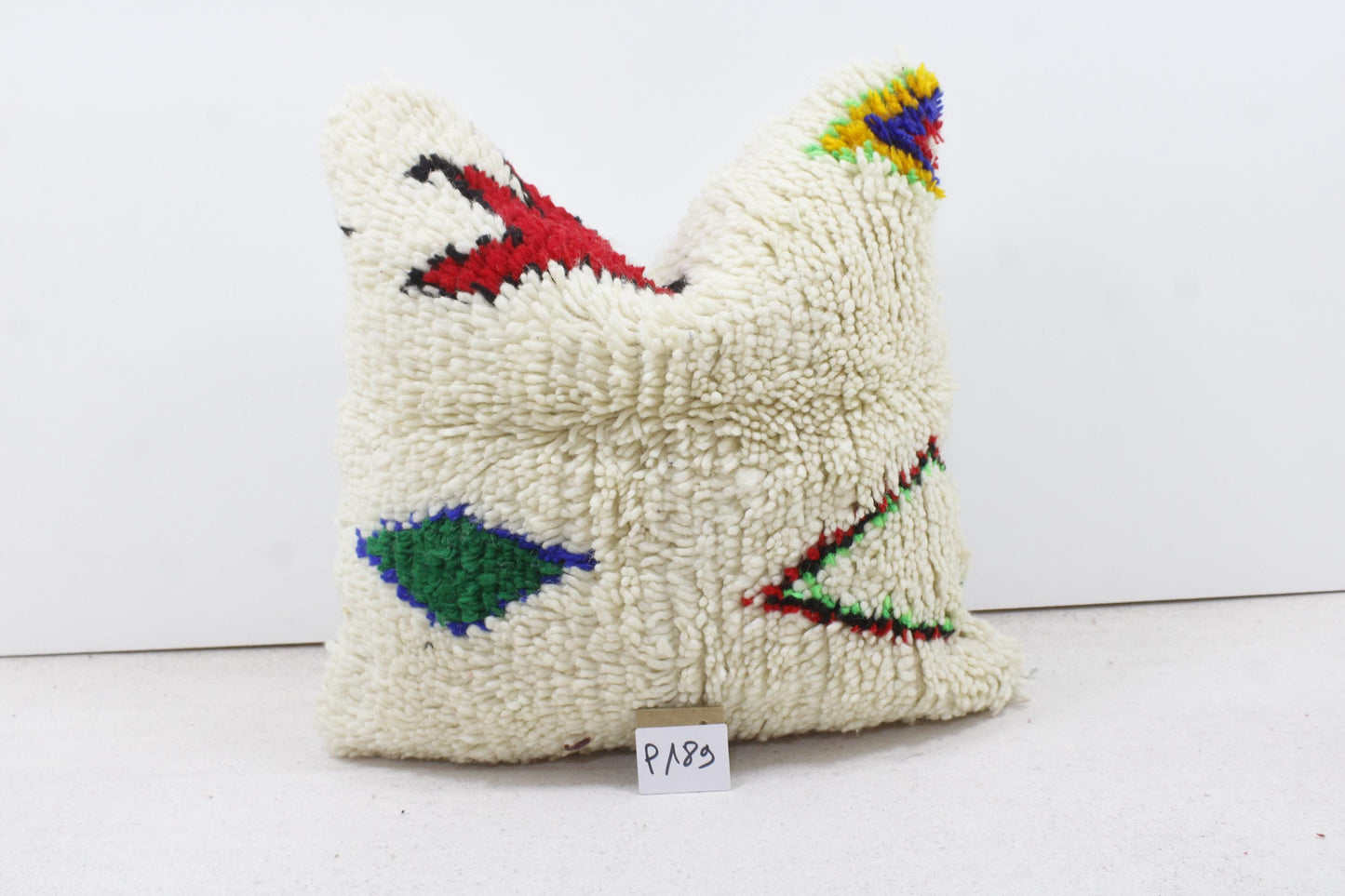 Vintage Moroccan Pillows 100% Wool ,Absolutely Gorgeous Pillow Floor Pillow Moroccan Berber Home Design Handmade Kilim Berber P189