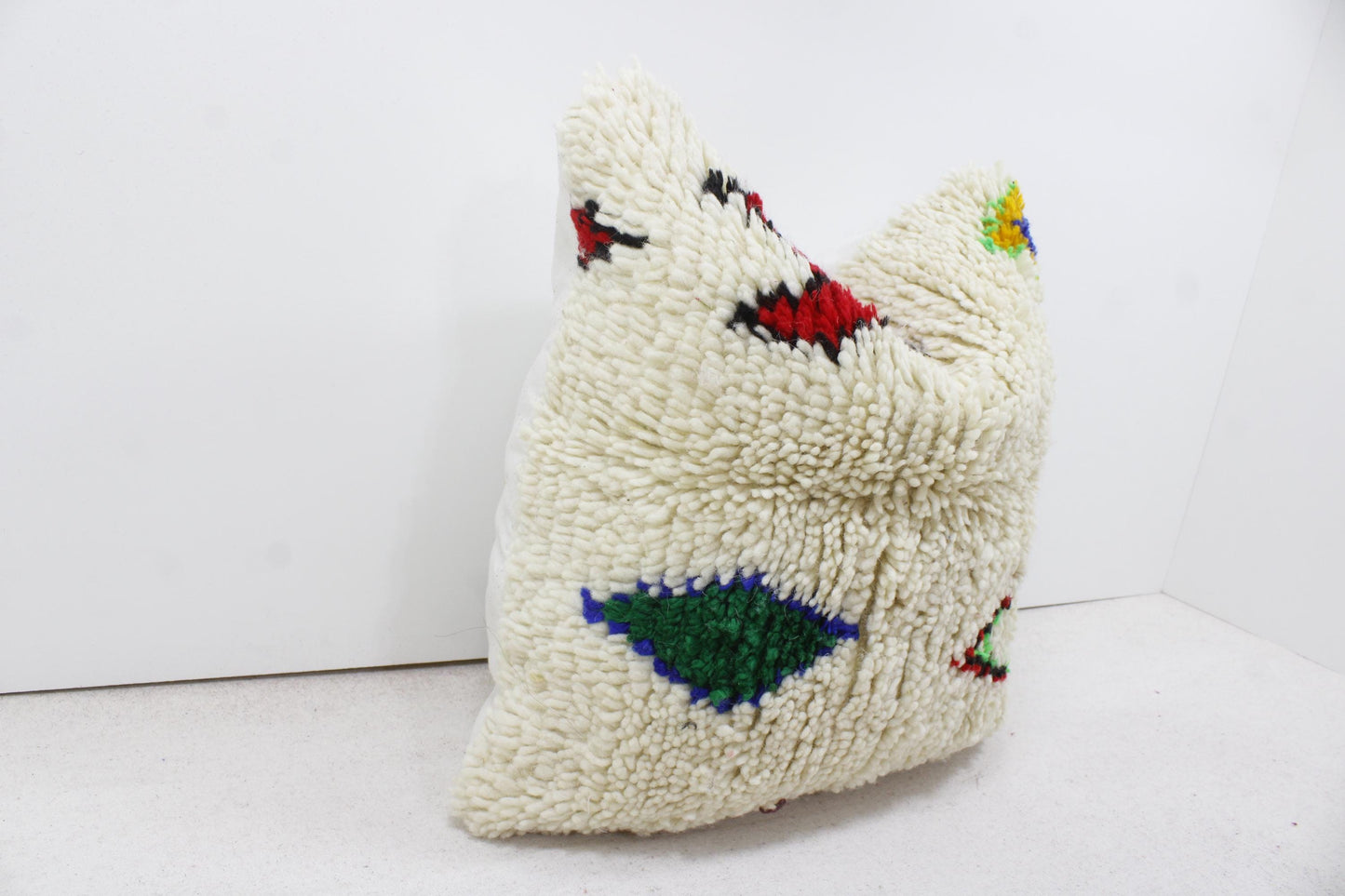 Vintage Moroccan Pillows 100% Wool ,Absolutely Gorgeous Pillow Floor Pillow Moroccan Berber Home Design Handmade Kilim Berber P189