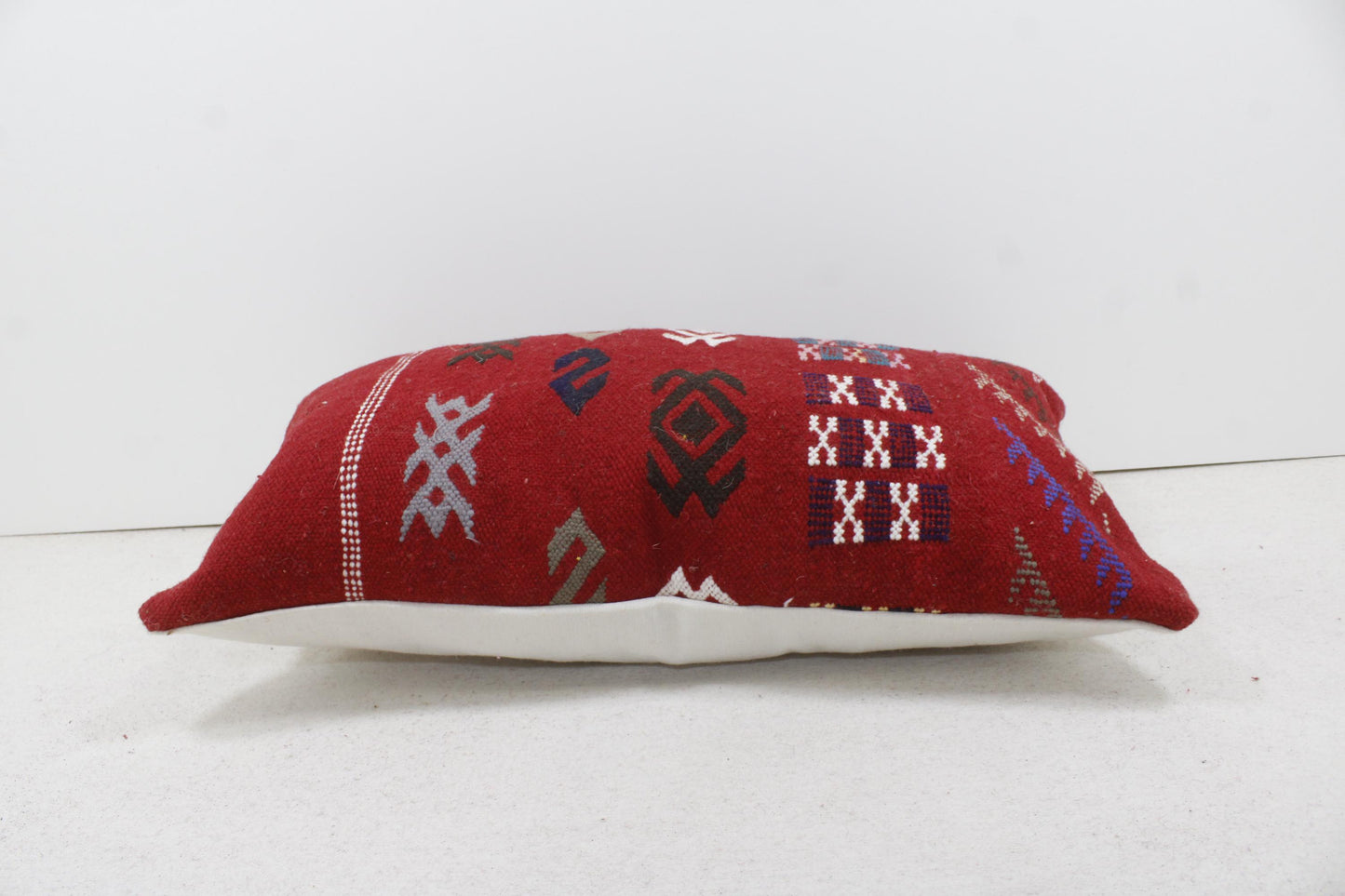 Vintage Moroccan Pillows 100% Wool ,Absolutely Gorgeous Pillow Floor Pillow Moroccan Berber Home Design Handmade Kilim Berber P179