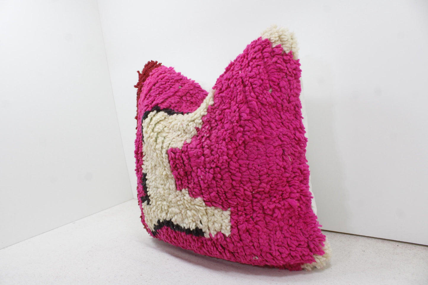 Vintage Moroccan Pillows 100% Wool ,Absolutely Gorgeous Pillow Floor Pillow Moroccan Berber Home Design Handmade Kilim Berber P176