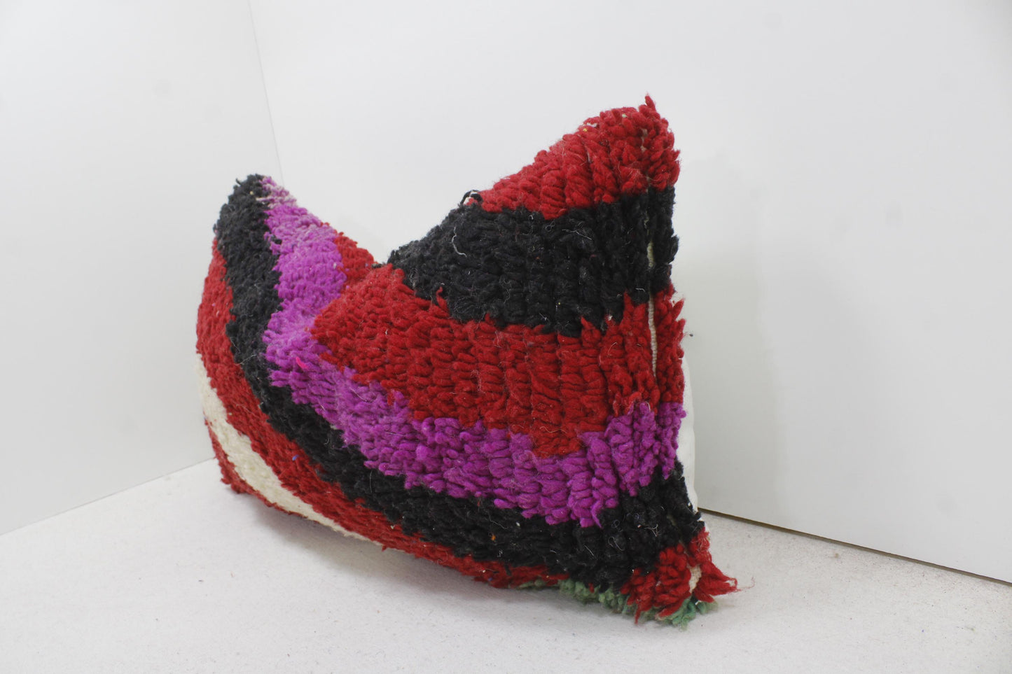 Vintage Moroccan Pillows 100% Wool ,Absolutely Gorgeous Pillow Floor Pillow Moroccan Berber Home Design Handmade Kilim Berber P165