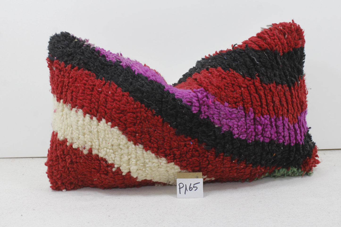 Vintage Moroccan Pillows 100% Wool ,Absolutely Gorgeous Pillow Floor Pillow Moroccan Berber Home Design Handmade Kilim Berber P165