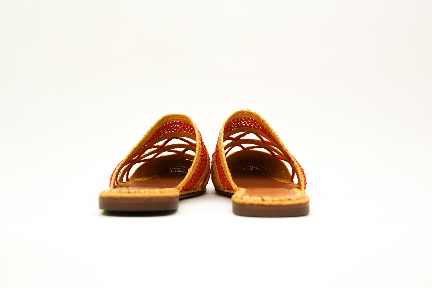 Handmade Raffia Slide Sandals, Comfortable, Lightweight Summer Shoes from Morocco