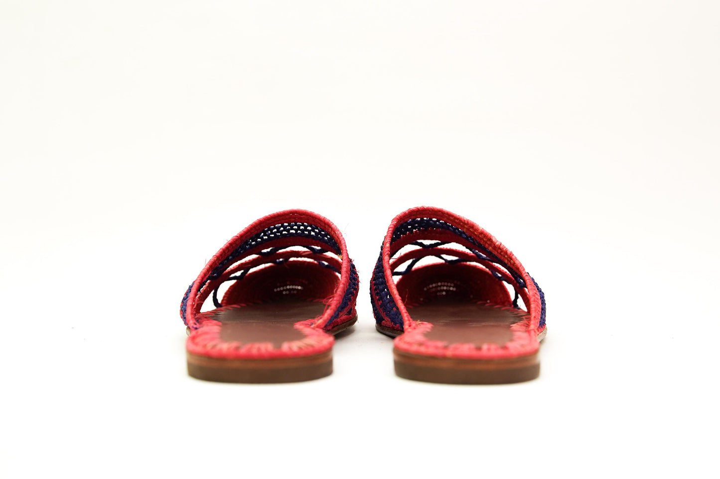 Handmade Raffia Slide Sandals, Comfortable, Lightweight Summer Shoes from Morocco