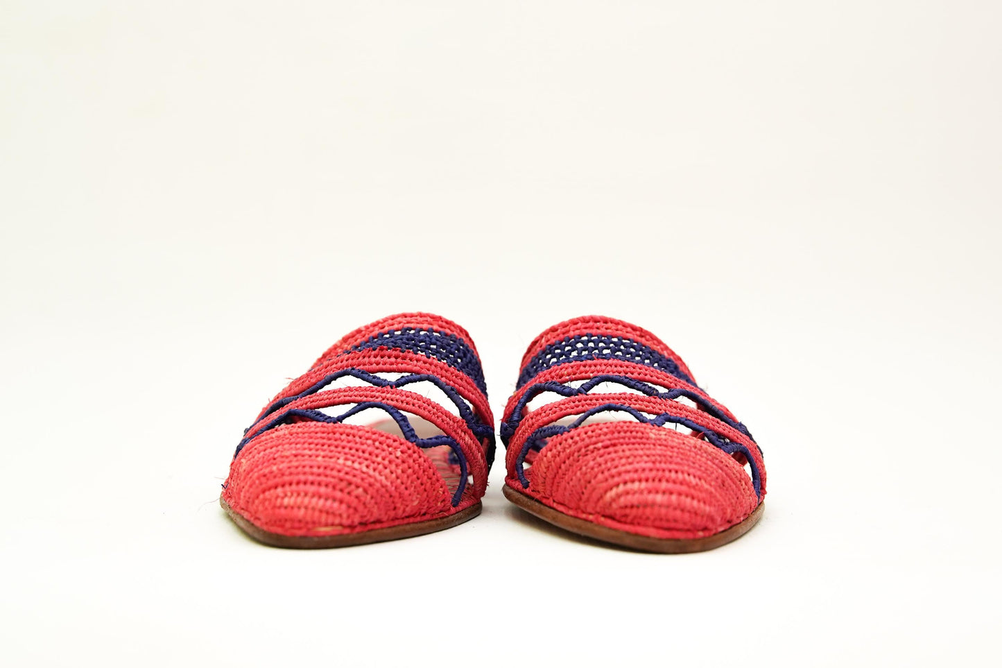 Handmade Raffia Slide Sandals, Comfortable, Lightweight Summer Shoes from Morocco