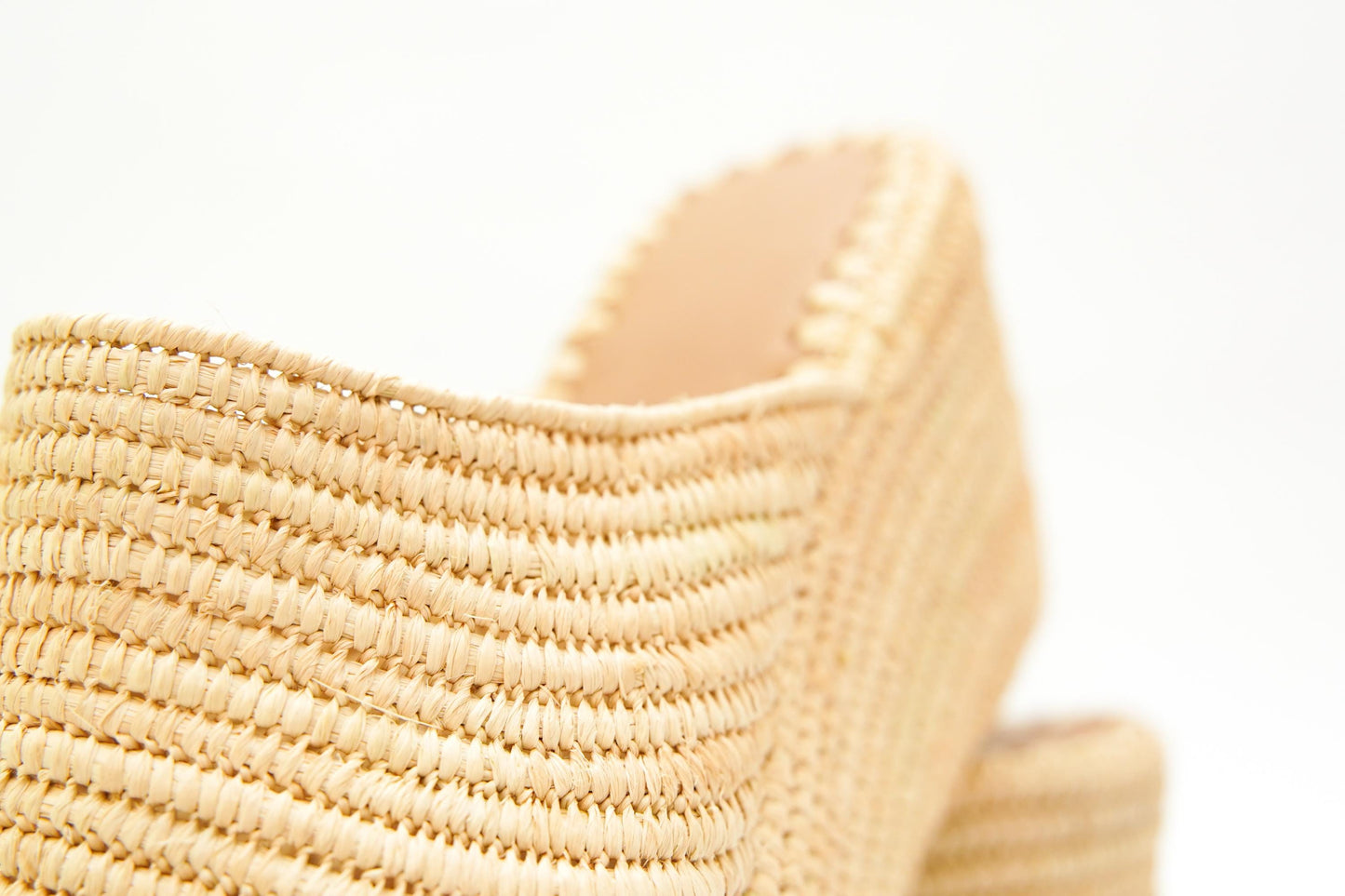 Handmade Raffia Slide Sandals, Comfortable, Lightweight Summer Shoes from Morocco