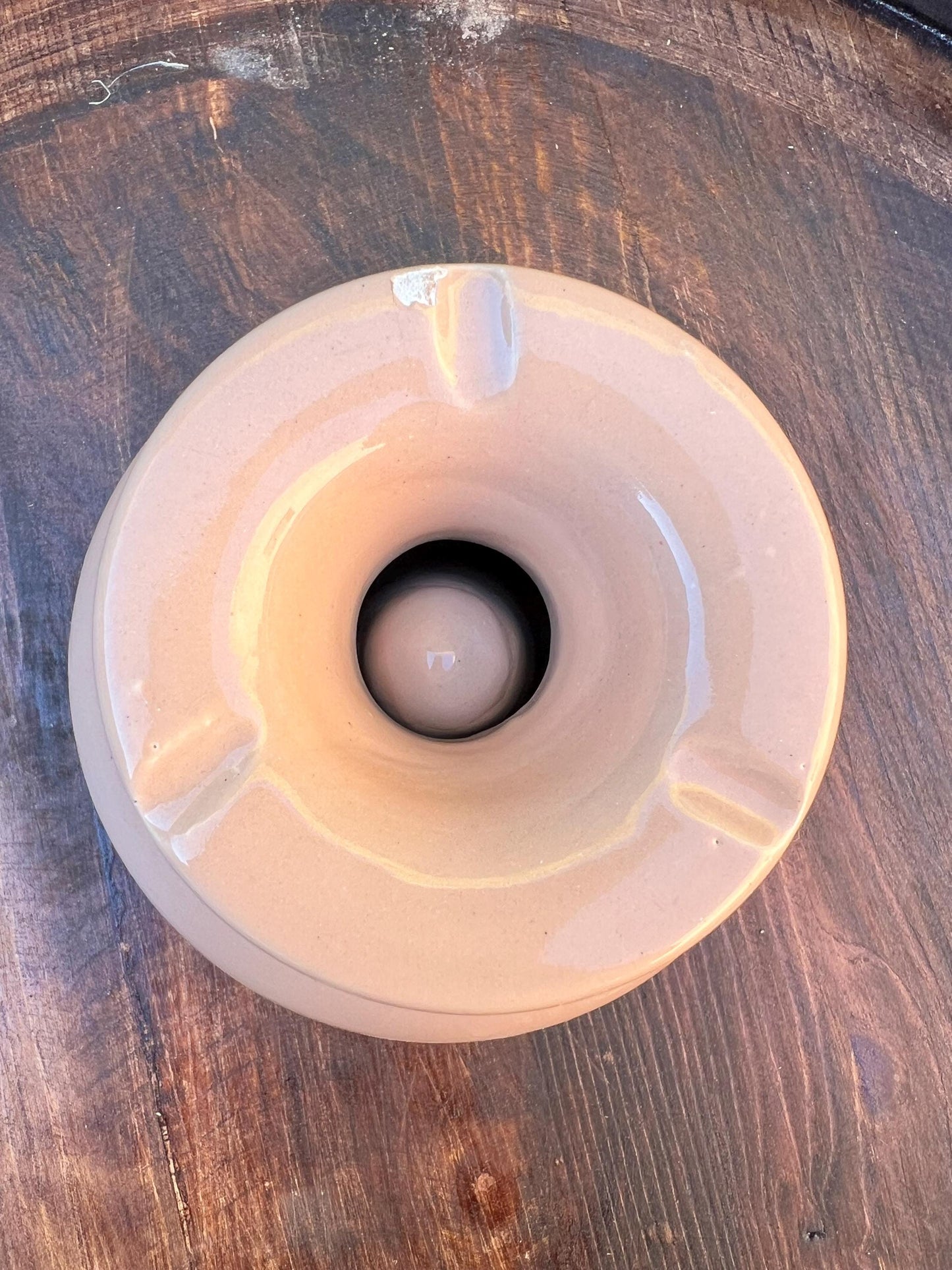 Moroccan Ashtray Hand-Painted Pottery