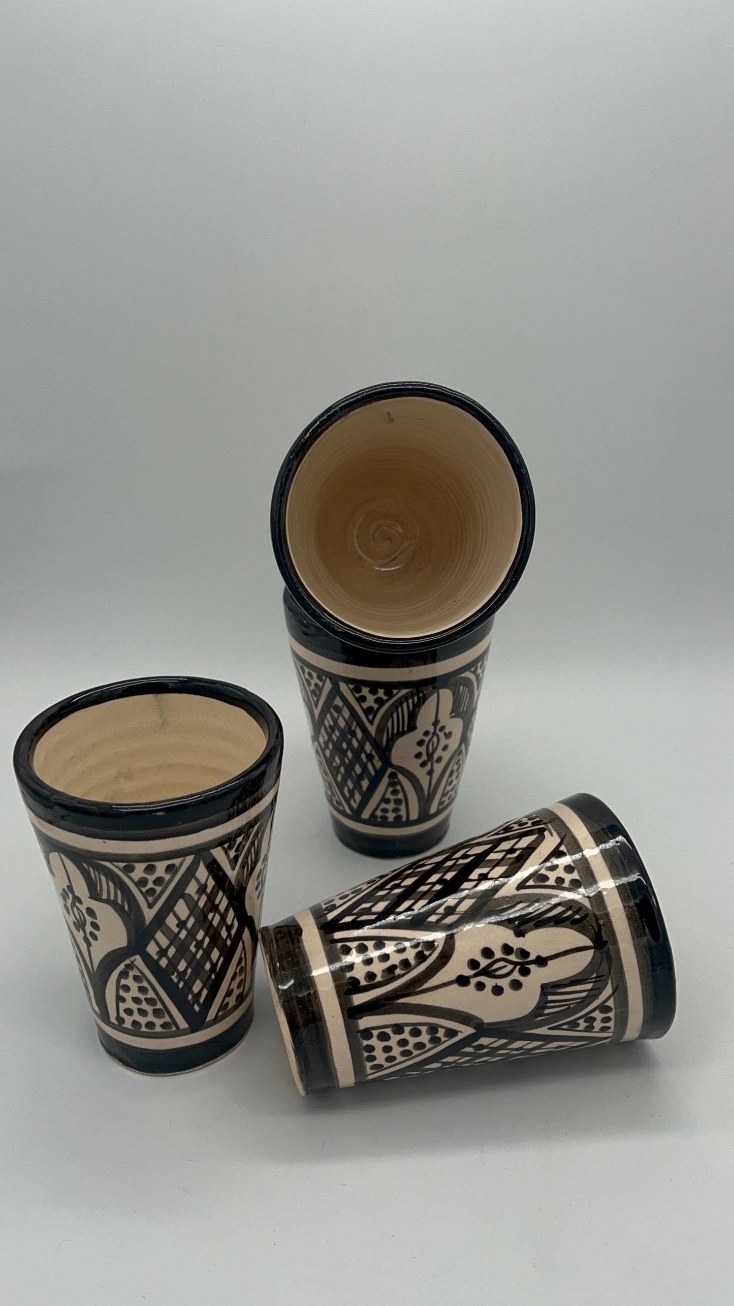 Moroccan Beldi Mug, Handmade, Boho Ceramic Tea Mug from Morocco