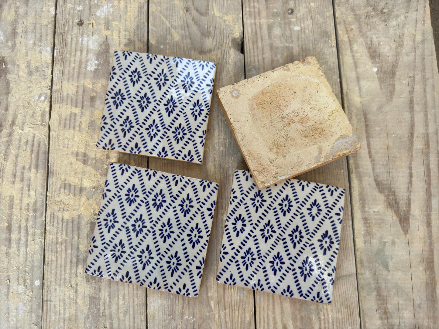 Authentic Moroccan Handmade Tiles | Hand-Painted, Wood-Fired Zellige Tiles | Artisan Ceramic Wall & Floor Tiles for Kitchen, Bathroom…