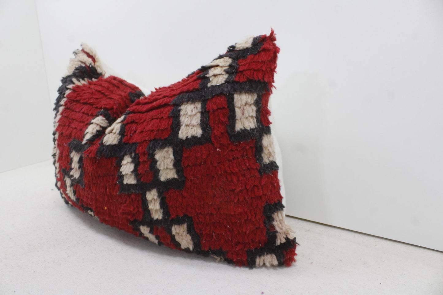 Vintage Moroccan Pillows 100% Wool ,Absolutely Gorgeous Pillow Floor Pillow Moroccan Berber Home Design Handmade Kilim Berber P285