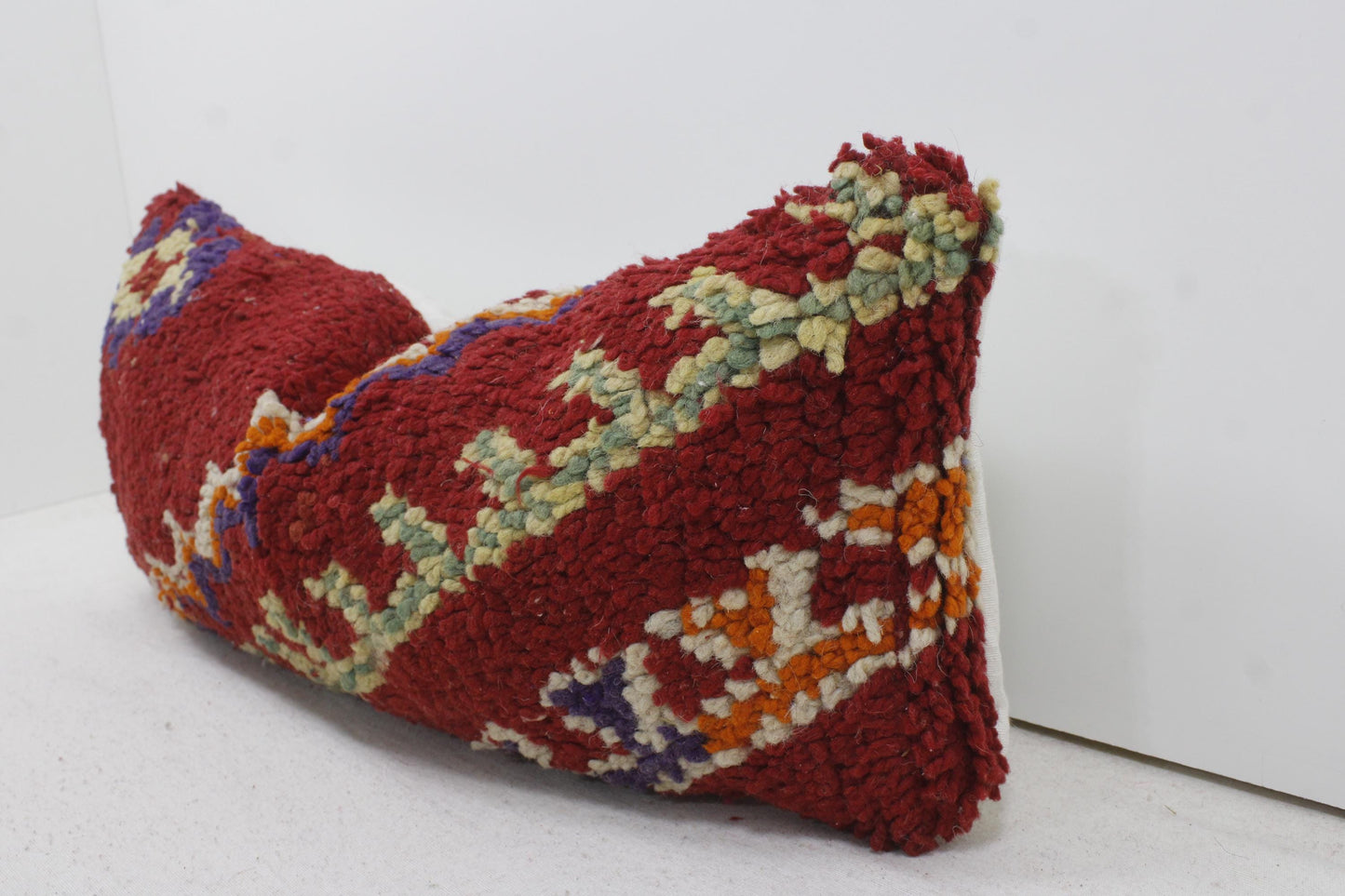 Vintage Moroccan Pillows 100% Wool ,Absolutely Gorgeous Pillow Floor Pillow Moroccan Berber Home Design Handmade Kilim Berber P256