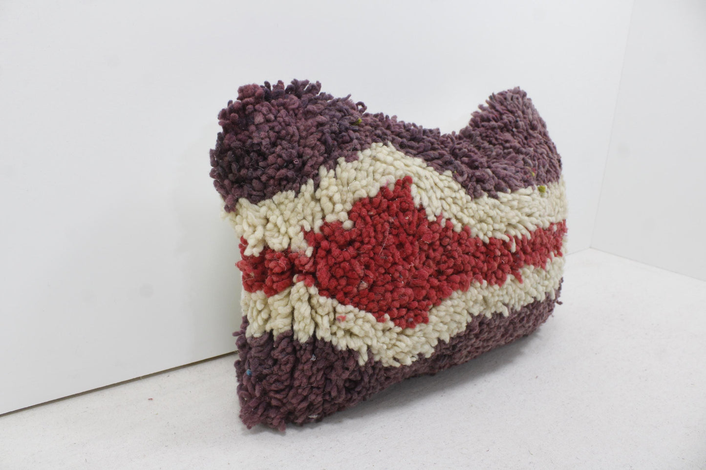 Vintage Moroccan Pillows 100% Wool ,Absolutely Gorgeous Pillow Floor Pillow Moroccan Berber Home Design Handmade Kilim Berber P255