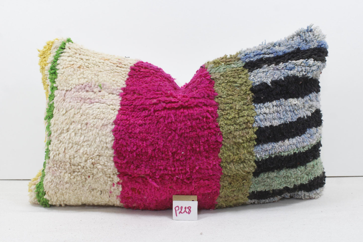 Vintage Moroccan Pillows 100% Wool ,Absolutely Gorgeous Pillow Floor Pillow Moroccan Berber Home Design Handmade Kilim Berber P228
