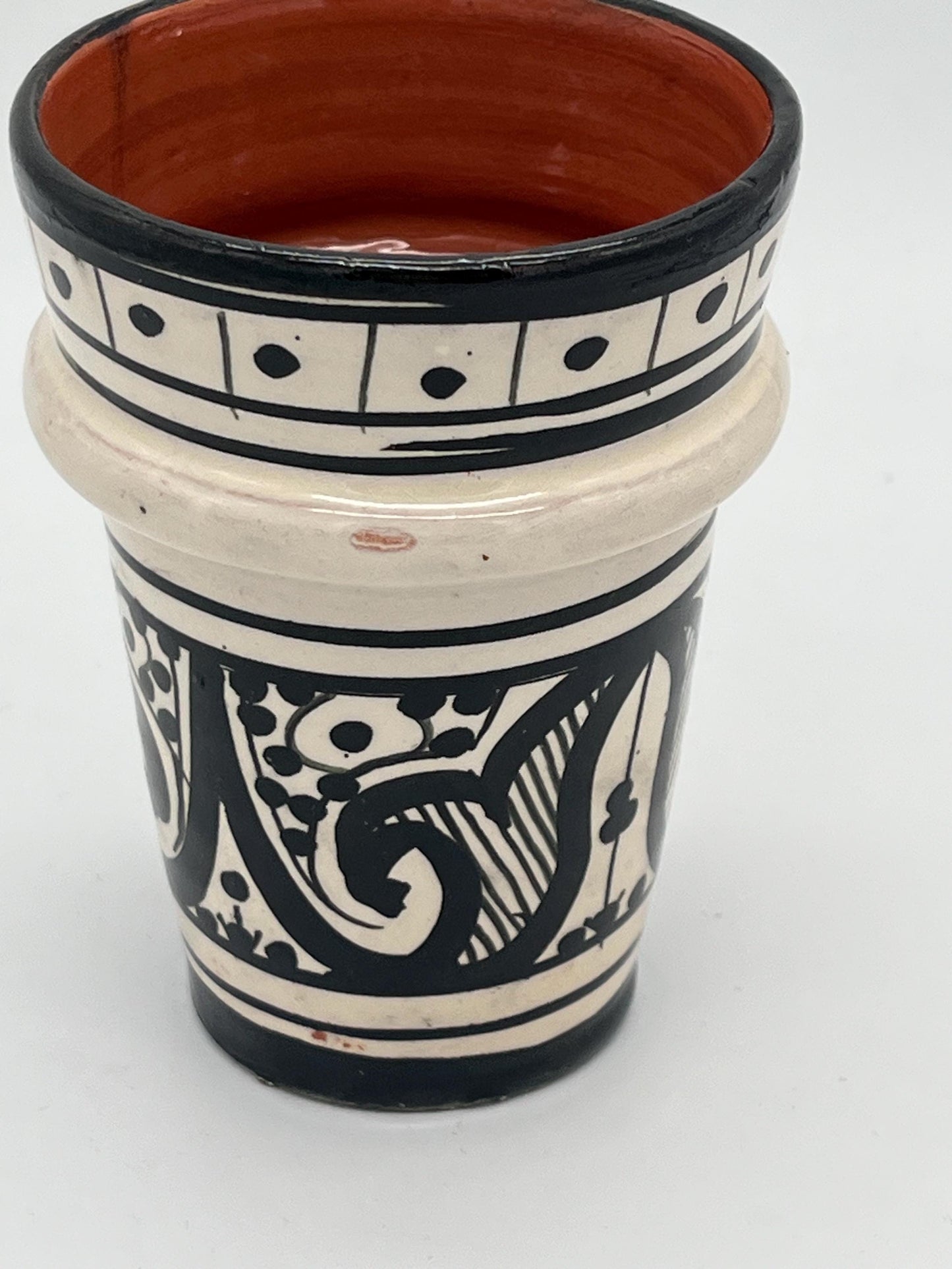 Moroccan Beldi Mug, Handmade, Boho Ceramic Tea Mug from Morocco