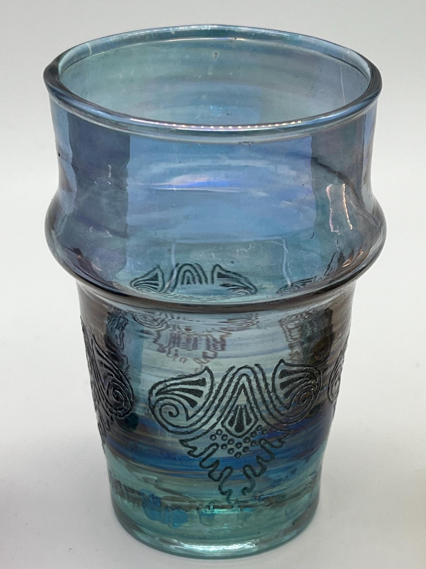 12 Colorful Moroccan Beldi Glasses, Handmade from Moroccan Craftsmanship