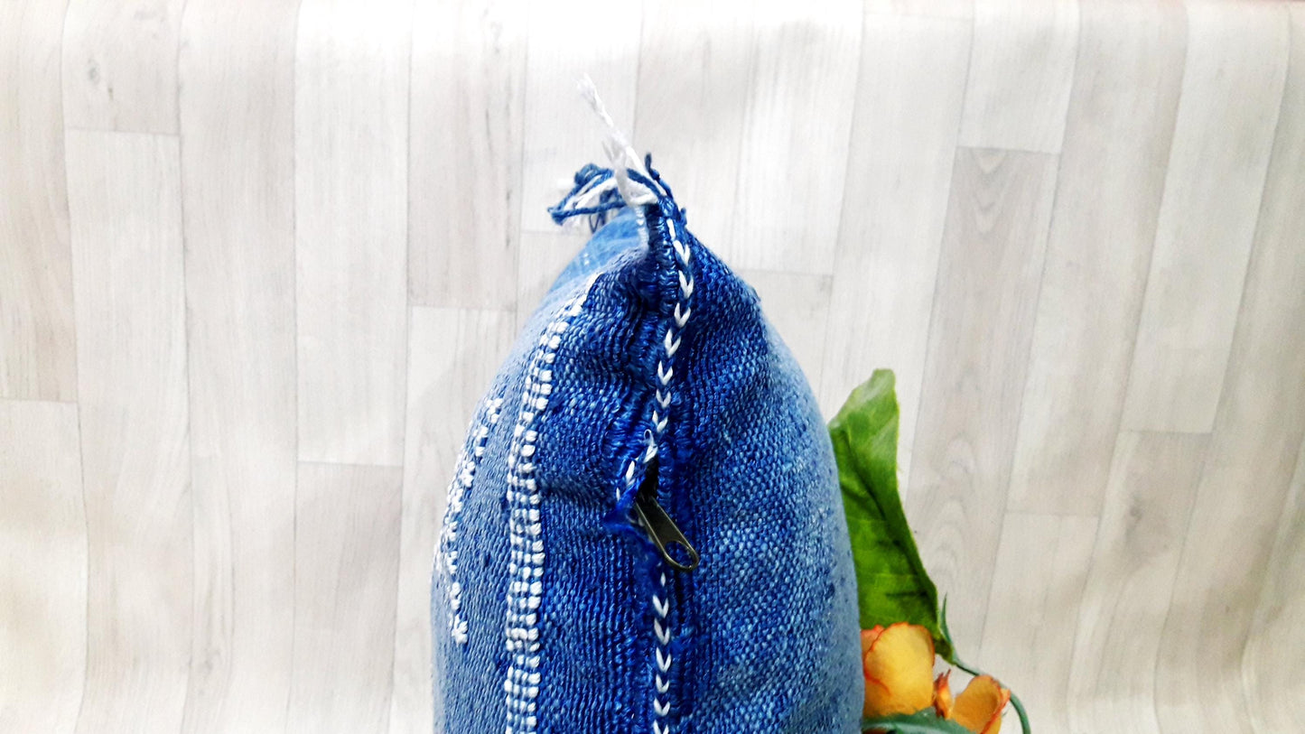 50% off Cactus Silk Pillow Cover, Moroccan Boho Throw Pillow ,Hand Woven Berber Pillow, Sabra Cactus Silk Cushion Cover,Pillow,Cushion