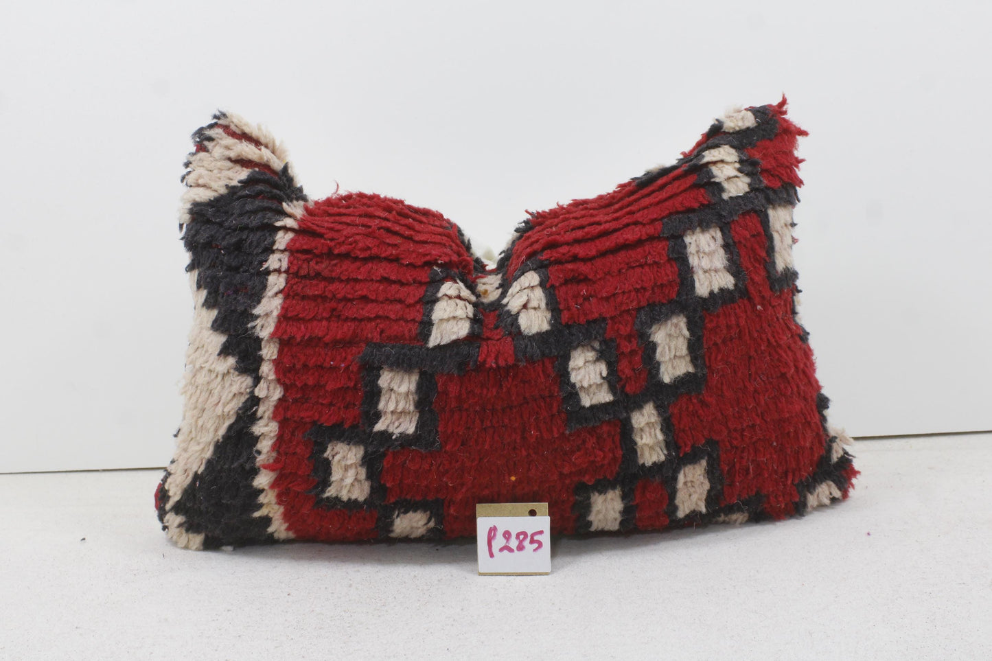 Vintage Moroccan Pillows 100% Wool ,Absolutely Gorgeous Pillow Floor Pillow Moroccan Berber Home Design Handmade Kilim Berber P285